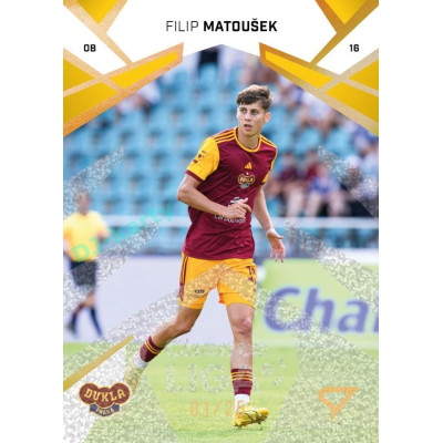 2024/25 Sportzoo Chance Liga 2. série #360 Filip Matoušek Gold Glitter xx/25