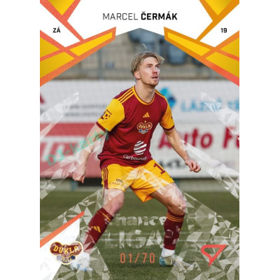 2024/25 Sportzoo Chance Liga 2. série #365 Marcel Čermák Copper Diamond xx/70