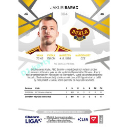 2024/25 Sportzoo Chance Liga 2. série #364 Jakub Barac