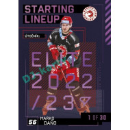 2023/24 Sportzoo ELH 2. serie #SL-90 Marko Daňo Starting Lineup 3rd period 1of30