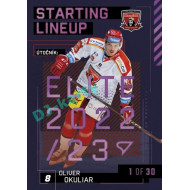 2023/24 Sportzoo ELH 2. serie #SL-88 Oliver Okuliar Starting Lineup 3rd period 1of30