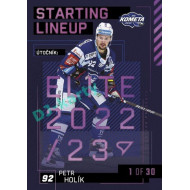 2023/24 Sportzoo ELH 2. serie #SL-89 Petr Holík Starting Lineup 3rd period 1of30