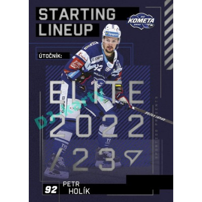 2023/24 Sportzoo ELH 2. serie #SL-89 Petr Holík Starting Lineup
