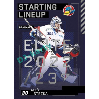 2023/24 Sportzoo ELH 2. serie #SL-85 Aleš Stezka Starting Lineup