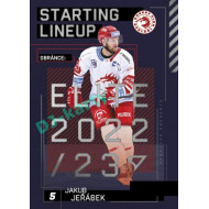 2023/24 Sportzoo ELH 2. serie #SL-87 Jakub Jeřábek Starting Lineup