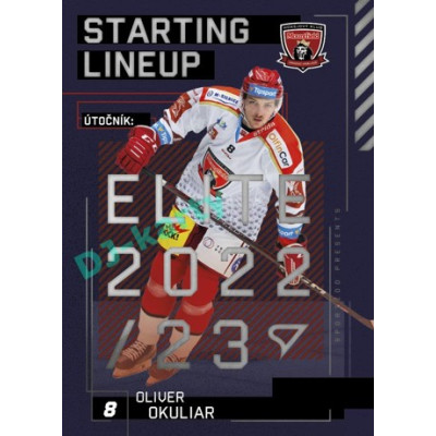 2023/24 Sportzoo ELH 2. serie #SL-88 Oliver Okuliar Starting Lineup