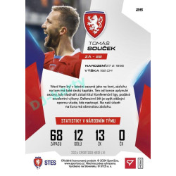 2024 Sportzoo HRDÍ LVI #26 Tomáš Souček