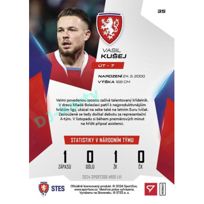 2024 Sportzoo HRDÍ LVI #35 Vasil Kušej