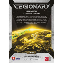 2024 Sportzoo HRDÍ LVI #LN-17 Adam Hložek Legionary