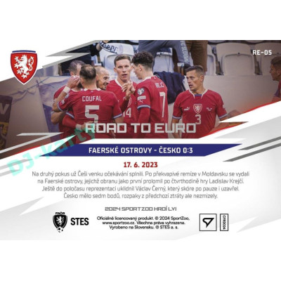 2024 Sportzoo HRDÍ LVI #RE-05 Faerské ostrovy - Česko 0:3 Road to EURO