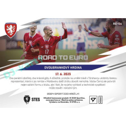 2024 Sportzoo HRDÍ LVI #RE-06 Dvoubrankový hrdina Road to EURO