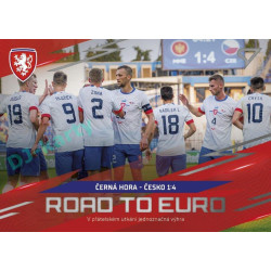 2024 Sportzoo HRDÍ LVI #RE-07 Černá Hora - Česko 1:4 Road to EURO