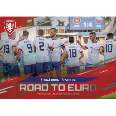 2024 Sportzoo HRDÍ LVI #RE-07 Černá Hora - Česko 1:4 Road to EURO