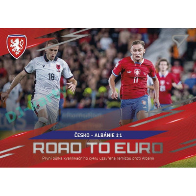 2024 Sportzoo HRDÍ LVI #RE-08 Česko - Albánie 1:1 Road to EURO