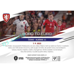 2024 Sportzoo HRDÍ LVI #RE-08 Česko - Albánie 1:1 Road to EURO