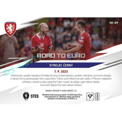 2024 Sportzoo HRDÍ LVI #RE-09 Střelec Černý Road to EURO