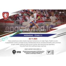 2024 Sportzoo HRDÍ LVI #RE-10 Maďarsko - Česko 1:1 Road to EURO