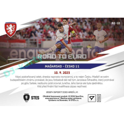 2024 Sportzoo HRDÍ LVI #RE-10 Maďarsko - Česko 1:1 Road to EURO