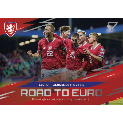 2024 Sportzoo HRDÍ LVI #RE-12 Česko - Faerské ostrovy 1:0 Road to EURO