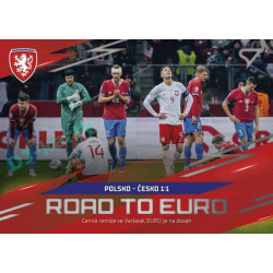 2024 Sportzoo HRDÍ LVI #RE-14 Polsko - Česko 1:1 Road to EURO