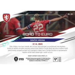 2024 Sportzoo HRDÍ LVI #RE-15 Souček hrdina Road to EURO