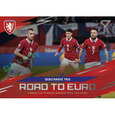 2024 Sportzoo HRDÍ LVI #RE-17 Debutanské trio Road to EURO