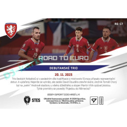 2024 Sportzoo HRDÍ LVI #RE-17 Debutanské trio Road to EURO