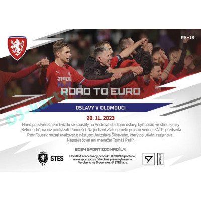 2024 Sportzoo HRDÍ LVI #RE-18 Oslavy v Olomouci Road to EURO