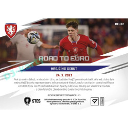 2024 Sportzoo HRDÍ LVI #RE-02 Krejčího debut Road to EURO