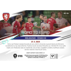 2024 Sportzoo HRDÍ LVI #RE-04 Moldavsko - Česko 0:0 Road to EURO