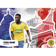 2022/23 Sportzoo Fortuna Liga 2. série #FF-06 Youba Dramé Foreign Forces Art Edition