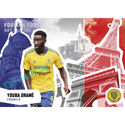 2022/23 Sportzoo Fortuna Liga 2. série #FF-06 Youba Dramé Foreign Forces Art Edition