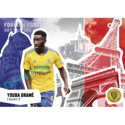 2022/23 Sportzoo Fortuna Liga 2. série #FF-06 Youba Dramé Foreign Forces Art Edition
