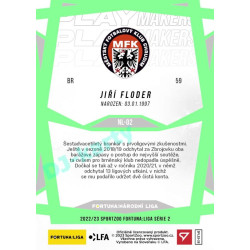2022/23 Sportzoo Fortuna Liga 2. série #NL-02 Jiří Floder F:NL Playmakers