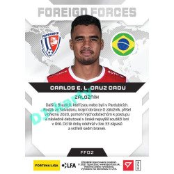 2021/22 Sportzoo Fortuna Liga Carlos E. L. Cruz Cada #FF02 Foreign Forces