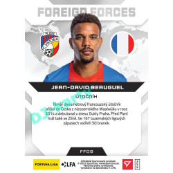 2021/22 Sportzoo Fortuna Liga Jean-David Beauguel #FF08 Foreign Forces