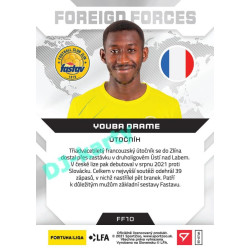 2021/22 Sportzoo Fortuna Liga Youba Drame #FF10 Foreign Forces