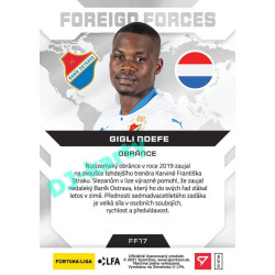 2021/22 Sportzoo Fortuna Liga Gigli Ndefe #FF17 Foreign Forces