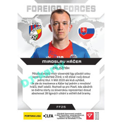 2021/22 Sportzoo Fortuna Liga Miroslav Háčer #FF26 Foreign Forces