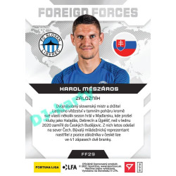 2021/22 Sportzoo Fortuna Liga Karol Mészáros #FF29 Foreign Forces