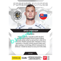 2021/22 Sportzoo Fortuna Liga Erik Prekop #FF31 Foreign Forces