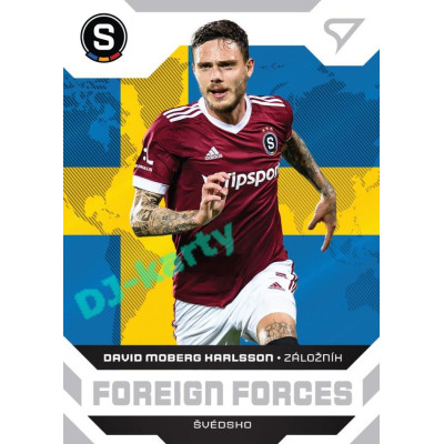 2021/22 Sportzoo Fortuna Liga David Moberg Karlsson #FF34 Foreign Forces