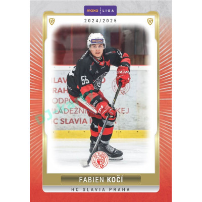 2024/25 Goal Cards Maxa liga 1. série #SLA-04 Fabien Kočí Parallel 1of40