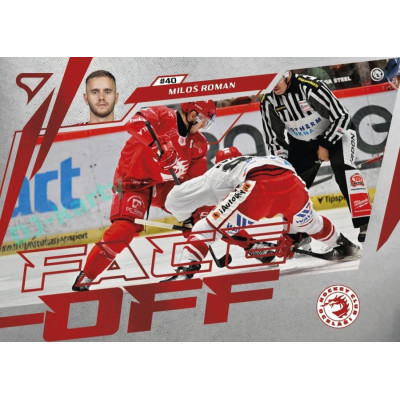 2024/25 Sportzoo ELH 2. serie #FO-02 Miloš Roman Face-Off