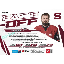 2024/25 Sportzoo ELH 2. serie #FO-05 Roman Horák Face-Off