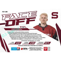 2024/25 Sportzoo ELH 2. serie #FO-06 Jani Lajunen Face-Off
