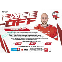 2024/25 Sportzoo ELH 2. serie #FO-20 Silvester Kusko Face-Off