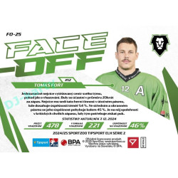 2024/25 Sportzoo ELH 2. serie #FO-25 Tomáš Fořt Face-Off