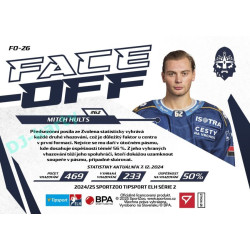2024/25 Sportzoo ELH 2. serie #FO-26 Mitch Hults Face-Off
