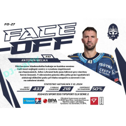 2024/25 Sportzoo ELH 2. serie #FO-27 Antonín Melka Face-Off